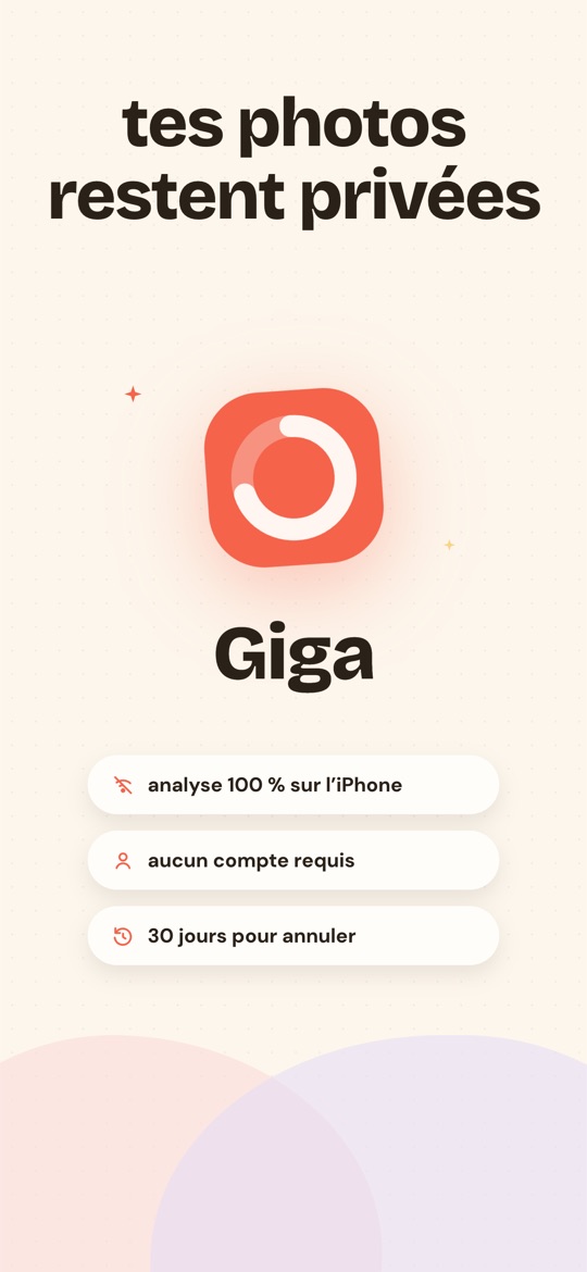 Giga : tout est analysé sur votre iPhone, aucune photo n'est envoyée en ligne